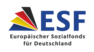 Europäischer Sozialfonds Logo ESF